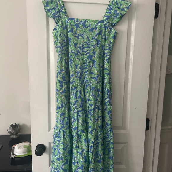 THML Dresses & Skirts - THML midi ruffle strap dress